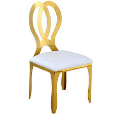 Luxury Gold Metal Chair