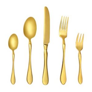 Rose Gold Flatware (Dinner Fork, Salad Fork, Dinner Knife, Teaspoon) ( Price is per piece)