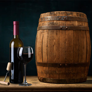 Wine Barrel Bar (8′ long x20″ wide)