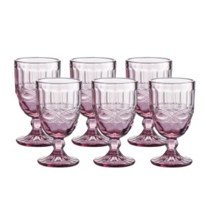 Blush Vintage water Goblets