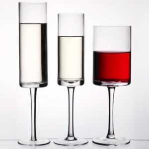 Edge wine glasses